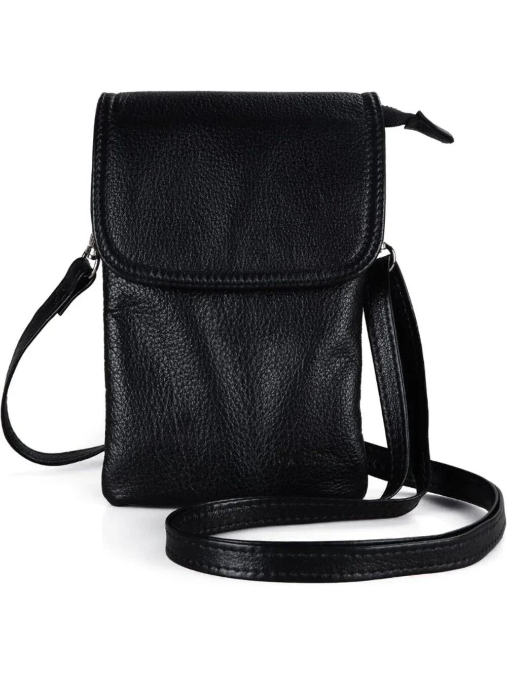 Genuine Leather Small Crossbody Bag for Women | Soft, Compact Travel Phone Purse